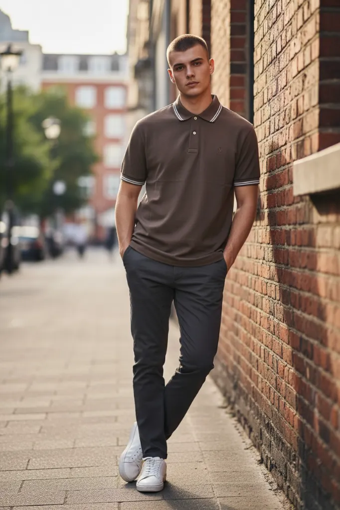 Polo Collar Smoke Grey f (Virtual Model).webp