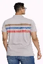 Casual style with a striped polo.webp
