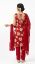 Red floral kurti back.webp