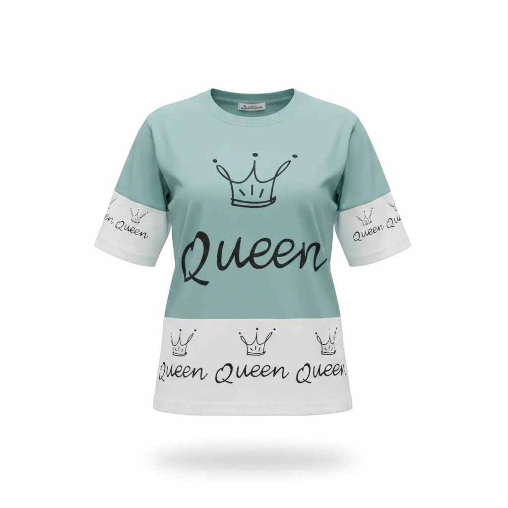 [https://drive.google.com/file/d/17LH4x-HhFoQ4-S1-4W_04c4eYZsyZbvA/views=sharing] Queen Vibes Graphic T-Shirt