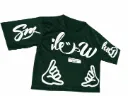 Bold Print Fashion Crop Top