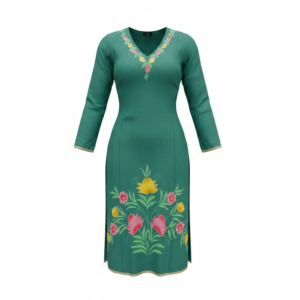 [https://drive.google.com/file/d/11PIeF4rhV3FVVX2deHn2wgBVsaxFzM-D/views=sharing] Women's Elegant Ethnic Wear Kurti