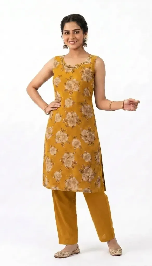 [https://drive.google.com/file/d/1wmPRKzWW-mY2x1xir9KFaVntgCKncDZq/views=sharing] Designer Floral Print Kurti Set
