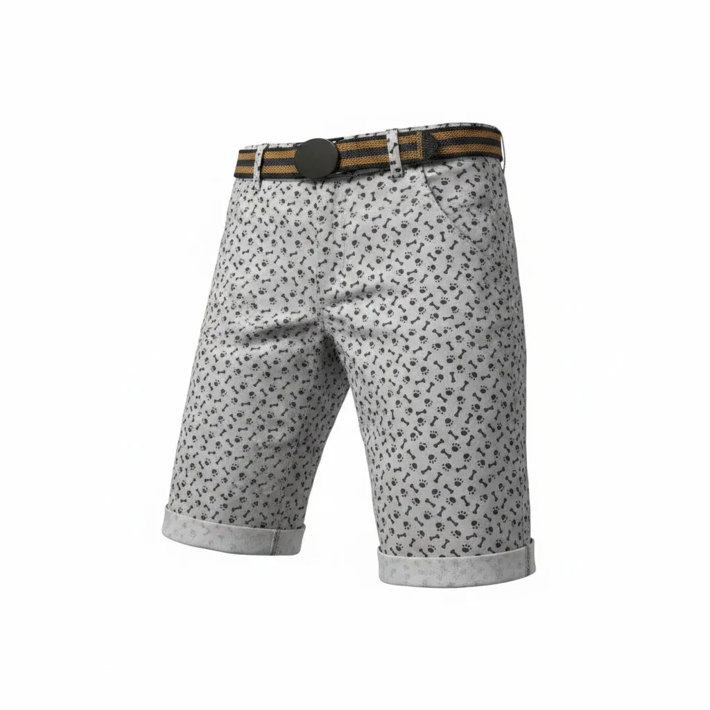 Men's Casual Travel Print Shorts