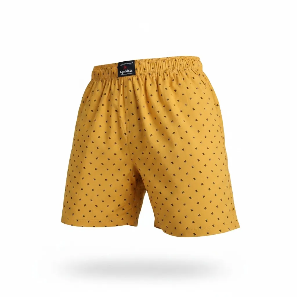 Men's Premium Printed Cotton Shorts