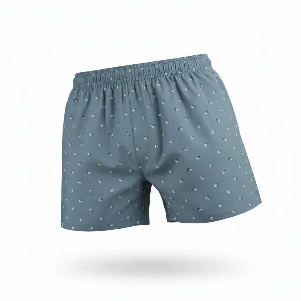 Men's Premium Printed Cotton Shorts