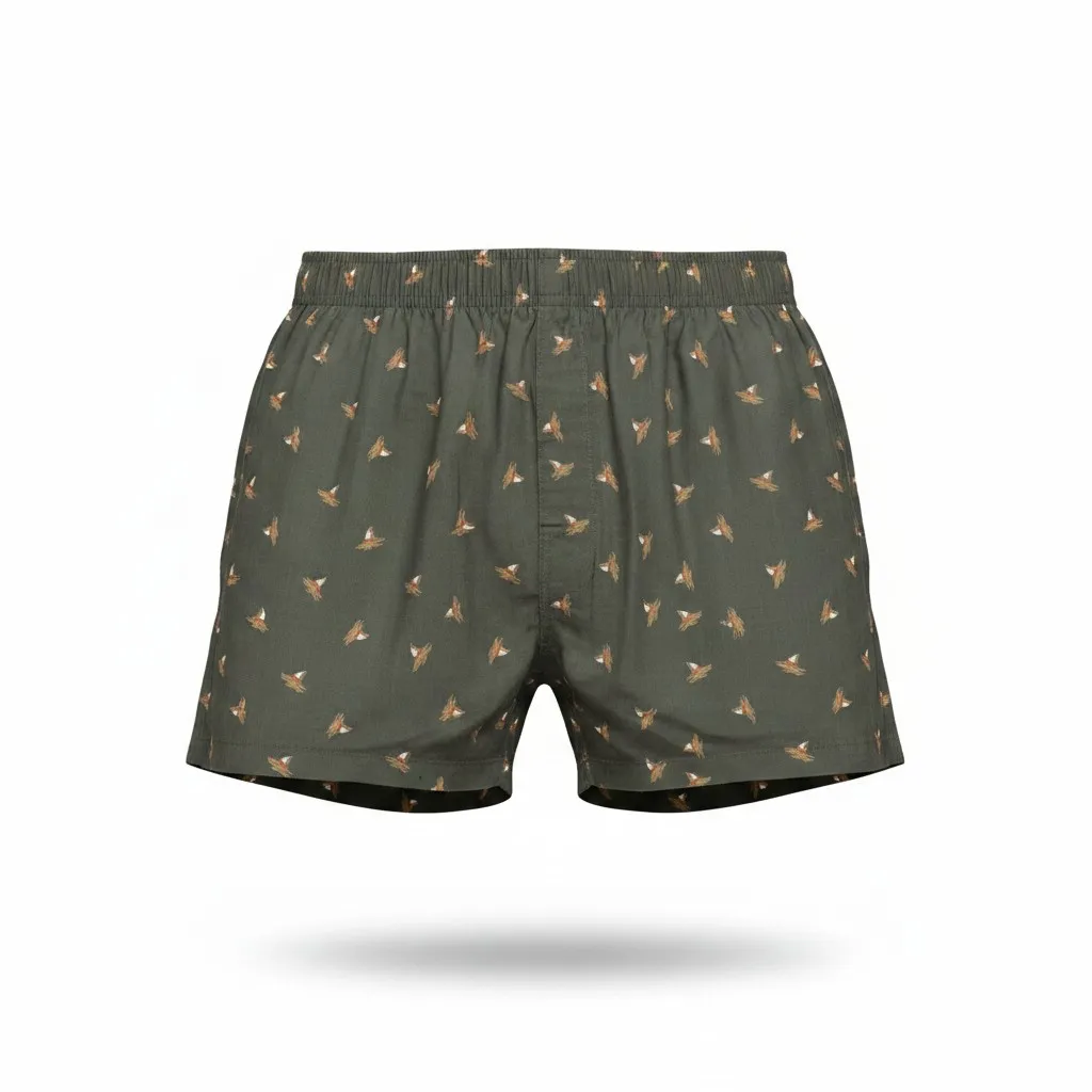 Men's Premium Printed Cotton Shorts
