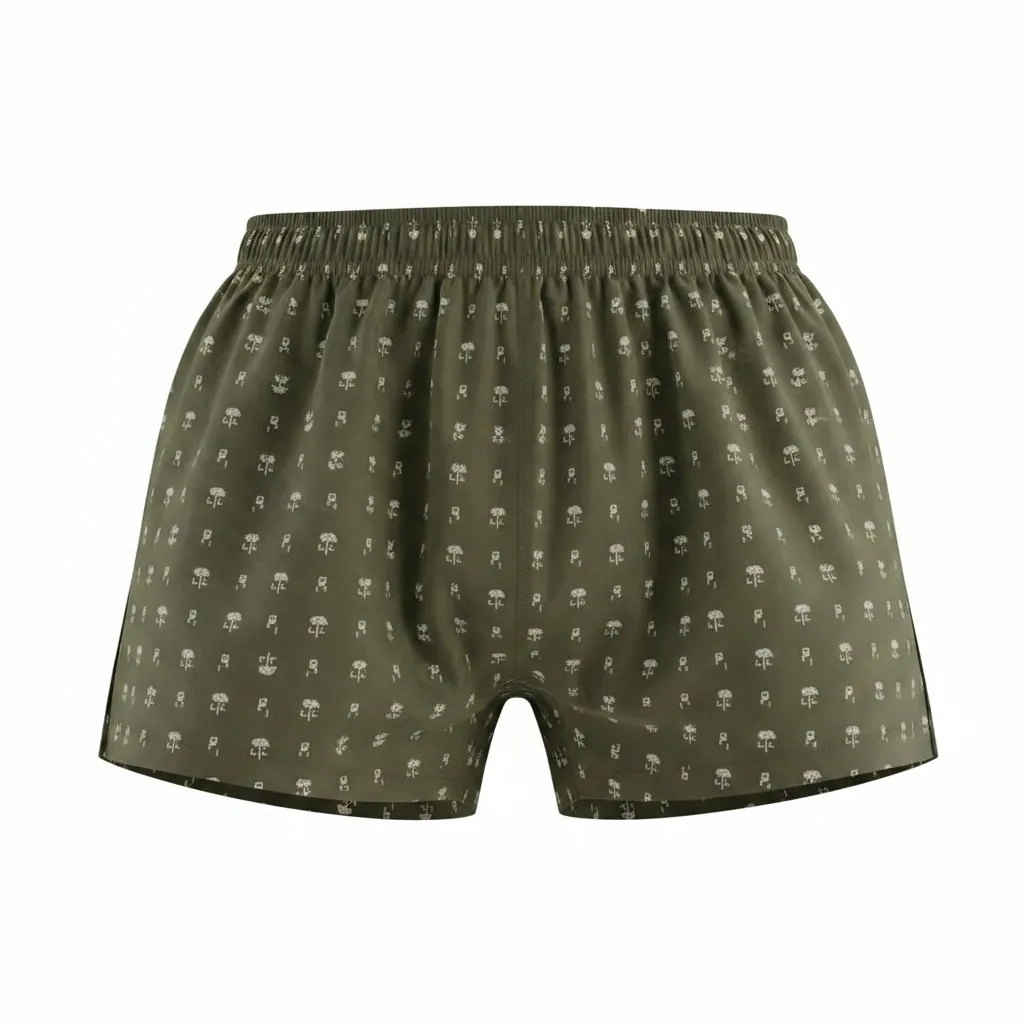 Men's Premium Printed Cotton Shorts