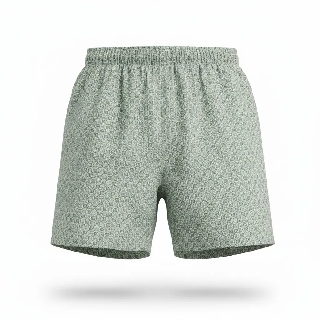 Men's Premium Printed Cotton Shorts