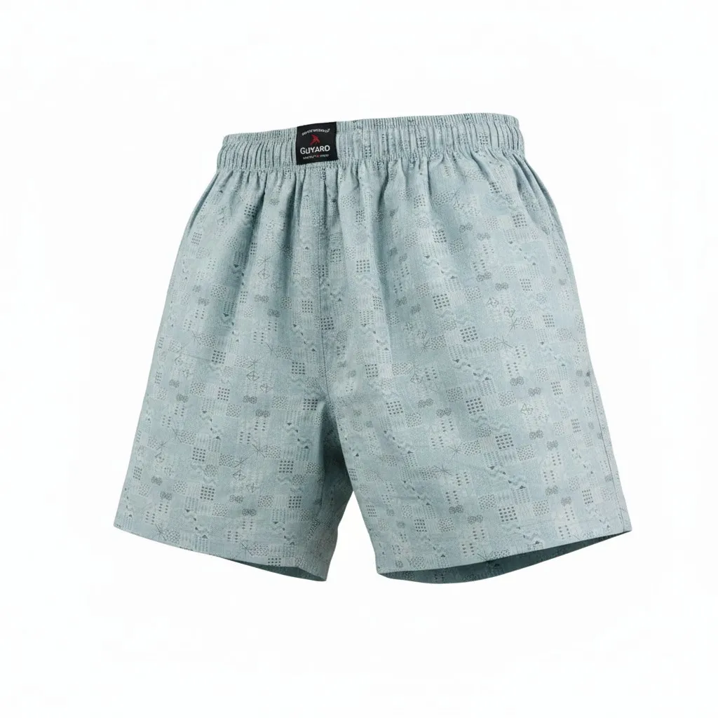 Men's Premium Printed Cotton Shorts