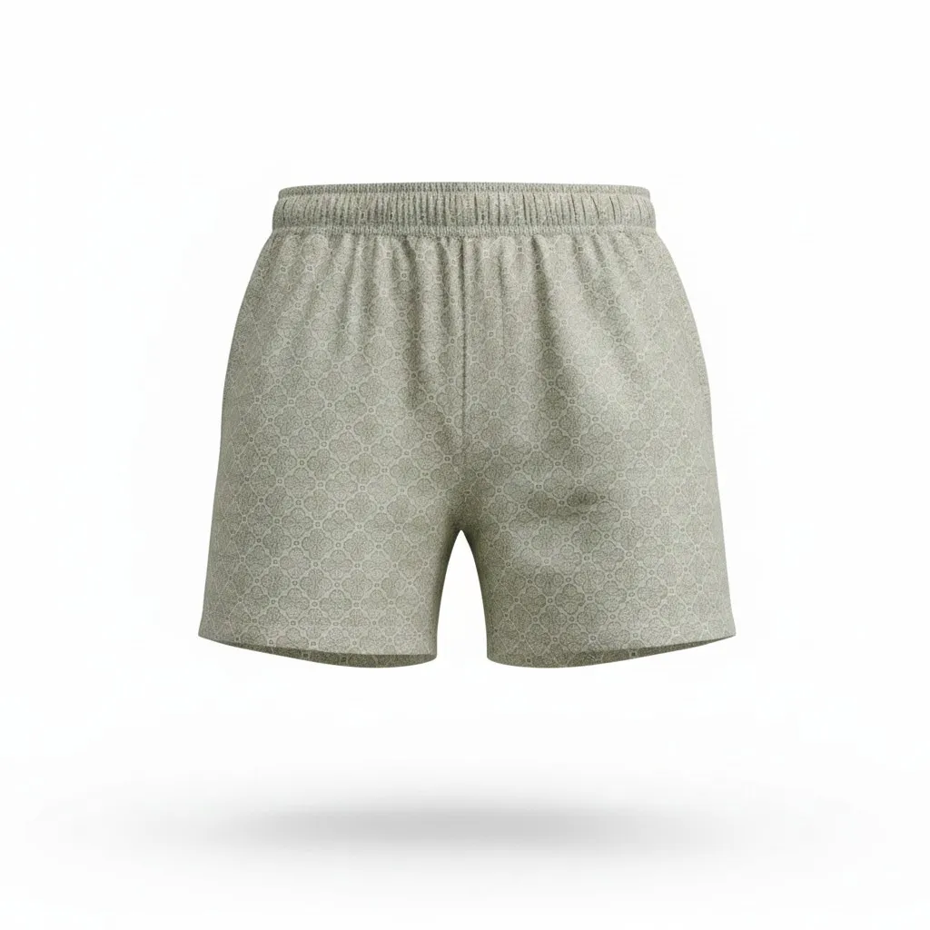 Men's Premium Printed Cotton Shorts