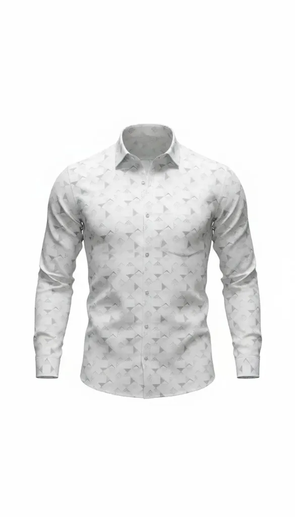 Smart Casual Printed Shirt (S)