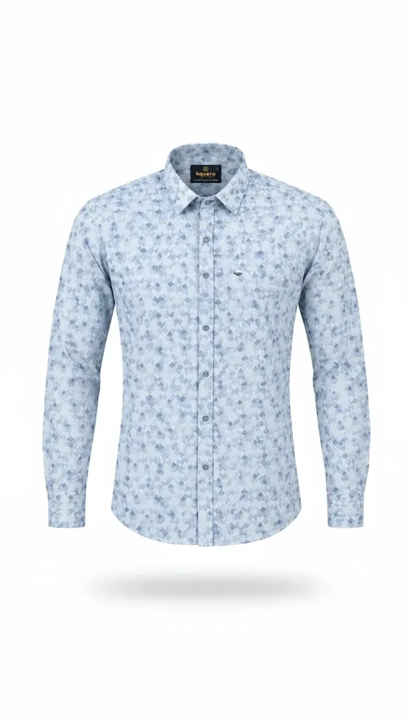 Smart Casual Printed Shirt (S)