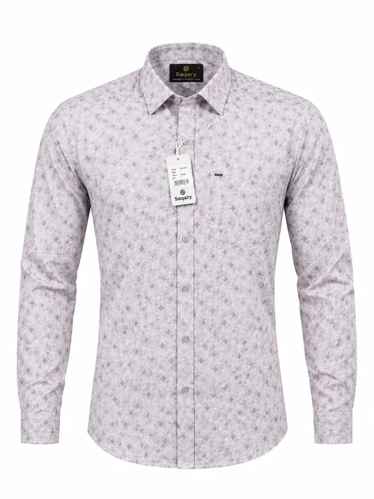 Smart Casual Printed Shirt (S)