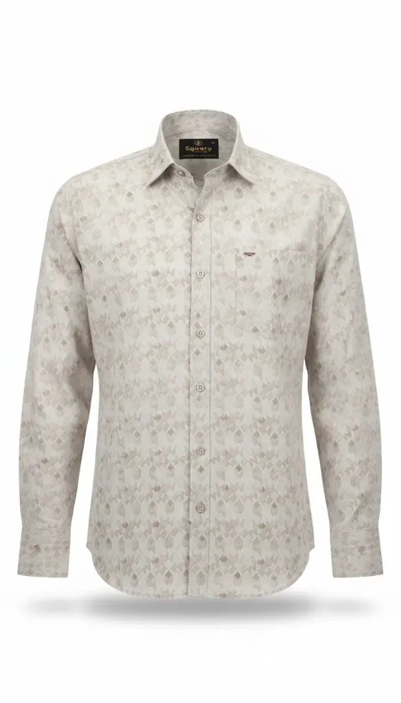 Smart Casual Printed Shirt (S)