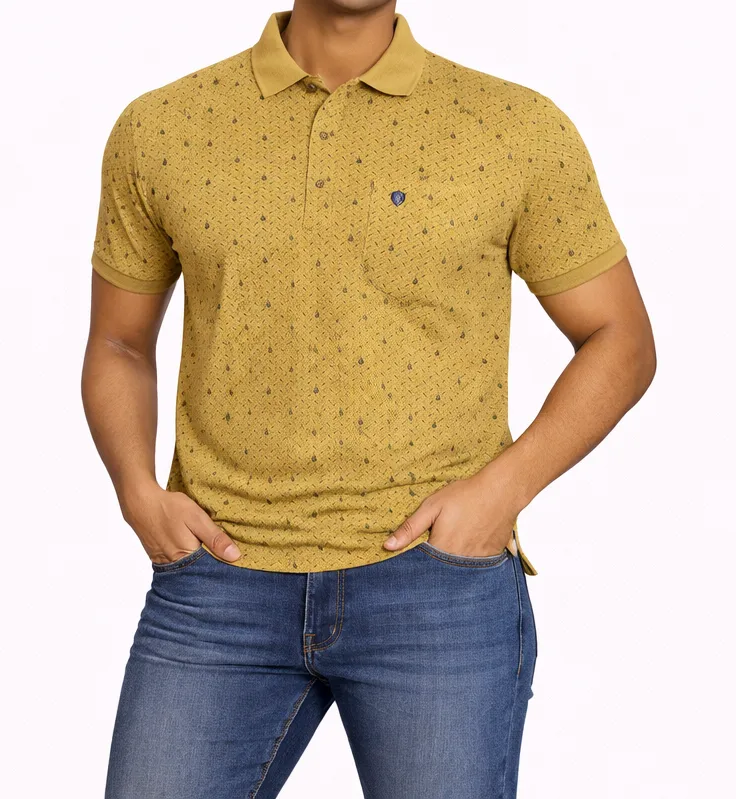 Collar  TShirt Men Wear Cotton Blend RICH KOTONS (S)