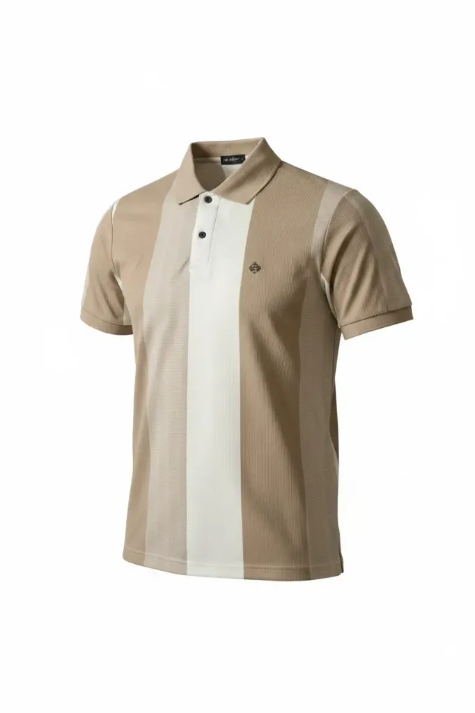 Comfort Fit Striped Polo T-Shirt